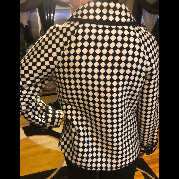 Tibi Black/white coat, size 4 - Picture 4 of 8